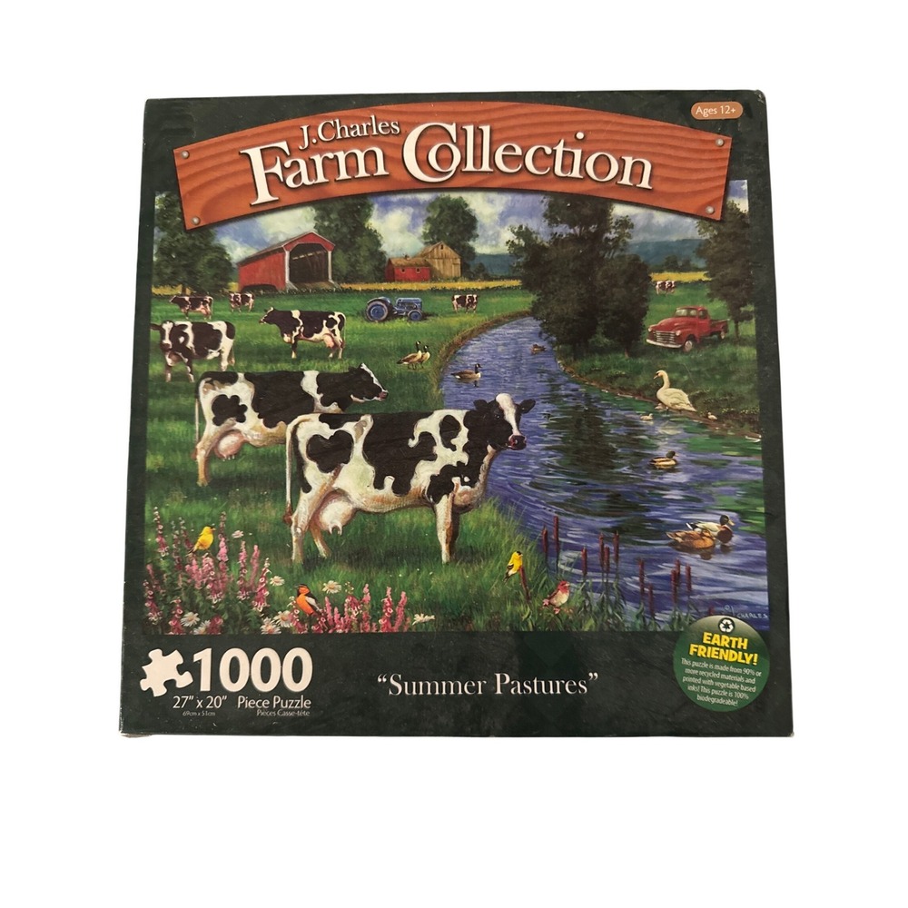 J Charles Farm Collection 1000 Piece Summer Pastures Jigsaw‎ Puzzle 27x20